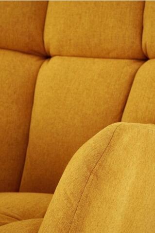 Кресло-качалка HALMAR VASCO горчичный