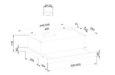 Вытяжка ZORG TECHNOLOGY SKY 750 60 M черная