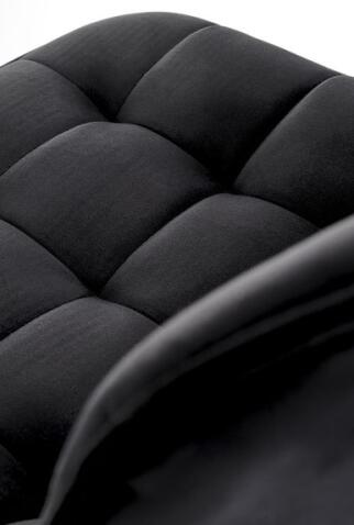 Стул барный HALMAR H120 черный/золотой