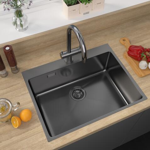 Мойка ZORG ZRN 5065 PREMIUM PVD Gunblack