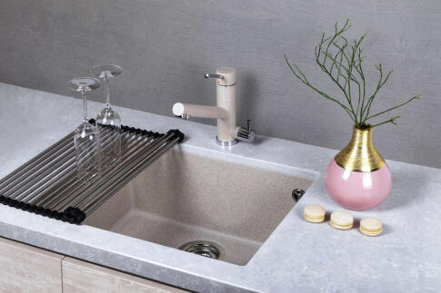 Смеситель для кухни Omoikiri Tonami-SA бежевый