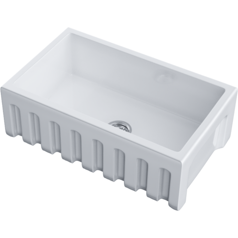 Кухонная мойка из керамики Omoikiri Mikura 76-WH Glossy Natceramic/белый