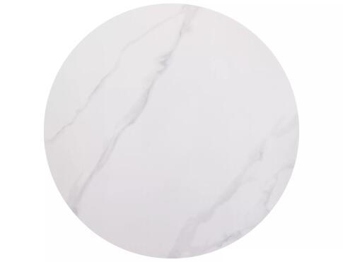 Стол обеденный SIGNAL RION белый лак/черный 90