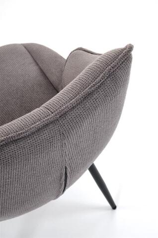 Стул HALMAR K543 серый/черный