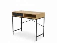 Стол компьютерный HALMAR B50 натуральный/черный