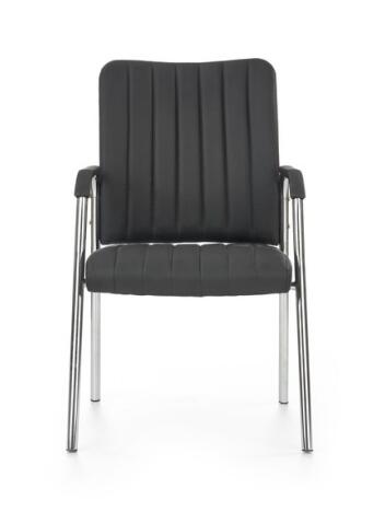 Стул HALMAR VIGOR черный/хром