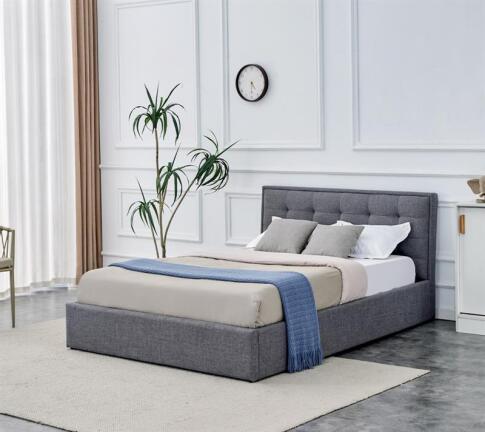 Кровать HALMAR PADVA серый, 140/200