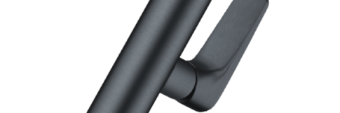 Смеситель для кухни Omoikiri Tara-GM вороненая сталь