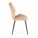 Стул SIGNAL ARCO Velvet Bluvel 28 бежевый/черный