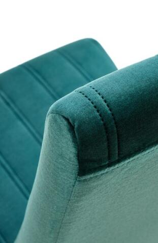 Стул HALMAR DIEGO 2 Monolith 37 зеленый/черный