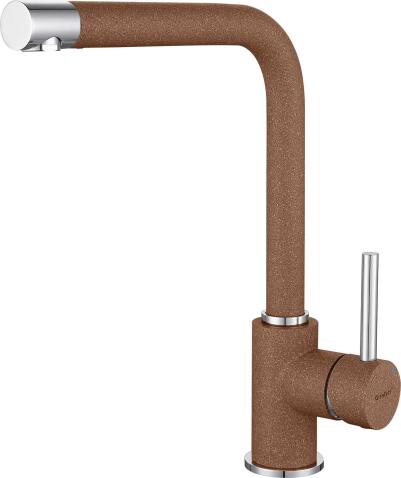Смеситель для кухни GRANFEST 3651 терракот