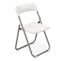 Стул Sheffilton SHT-S230 белый/металлик