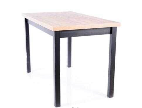 Стол обеденный SIGNAL ADAM дуб артизан/черный 120/68