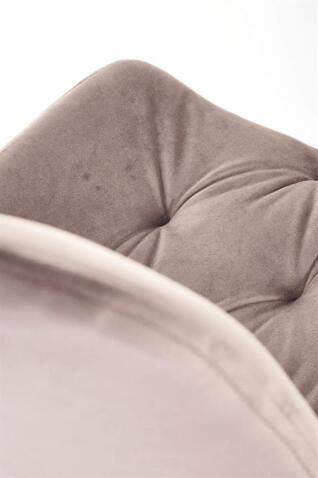 Стул HALMAR K519 бежевый/черный, поворотный