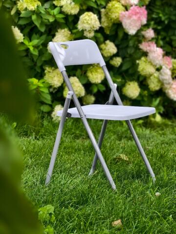 Стул Sheffilton SHT-S230 белый/металлик