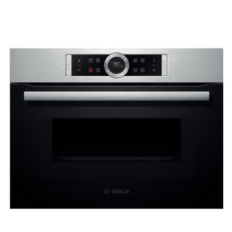 Духовой шкаф BOSCH компактный с СВЧ CMG633BS1