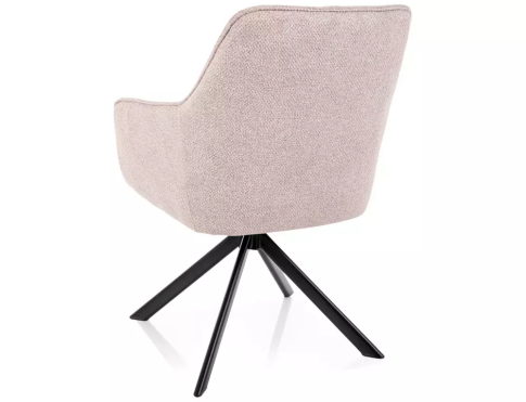 Стул SIGNAL NOTTI Leo 23 светло-бежевый/черный, поворотный