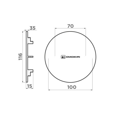 Декоративная накладка для выпуска Omoikiri GM