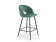 Стул барный HALMAR H96 темно-зеленый/черный