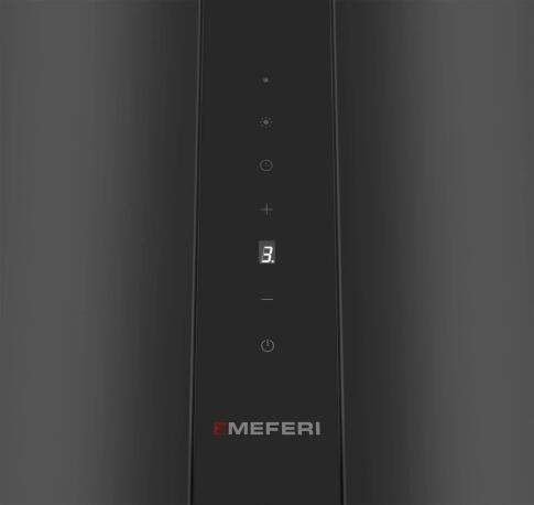 Вытяжка кухонная MEFERI TUBE40BK ISLA COMFORT PLUS