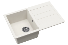 Мойка кухонная AQUASANITA Rock SQR 103 710 AW alba
