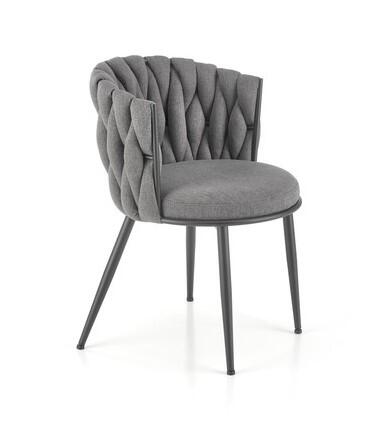 Стул HALMAR K516 серый/черный