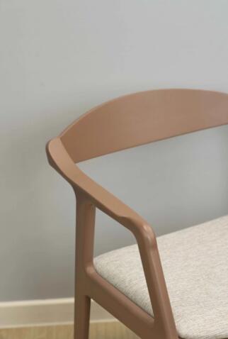 Стул Sheffilton SHT-S202 светлый беж/коричневый