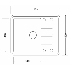 Мойка ZORG Torino 62 белый камень