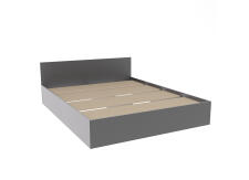 Кровать ДСВ (МС Мори) КРМ 1600.1 Графит
