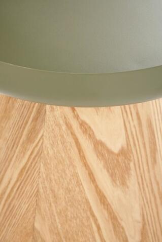 Стол журнальный HALMAR GINA зеленый/натуральный