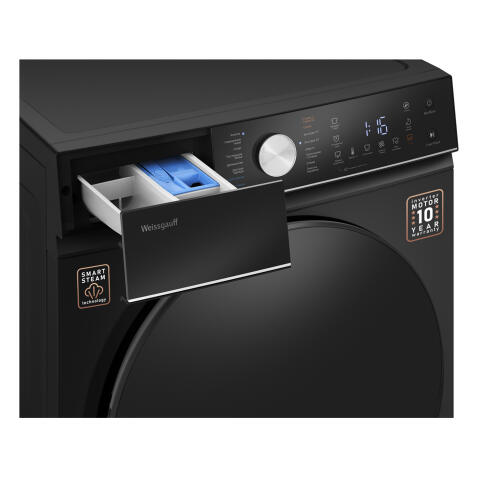 Стирально-сушильная машина WEISSGAUFF WMD 61211 D Inverter Steam Matt Black