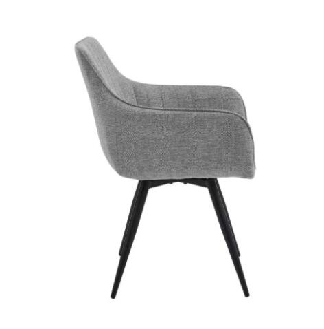 Стул SIGNAL BALLO Brego 18 серый/черный, поворотный