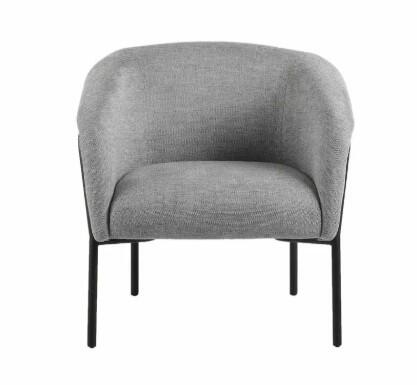 Кресло SIGNAL CLOVER Brego 07 серый/черный