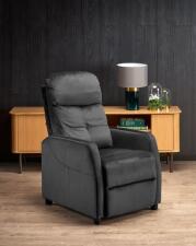 Кресло HALMAR FELIPE 2 раскладное, черный/венге