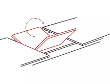 Стол обеденный SIGNAL FRESNO дуб артизан/черный 150-210/90
