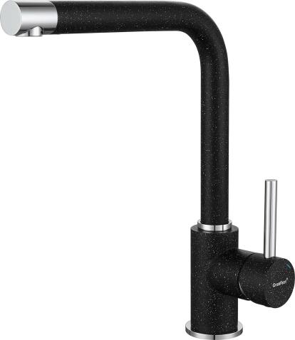 Смеситель для кухни GRANFEST 3651 черный
