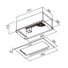 Вытяжка WEISSGAUFF BOX 520 PB BL