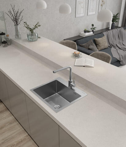 Кухонная мойка из нержавеющей стали GRANFEST METAL 5045 нержавеющая сталь