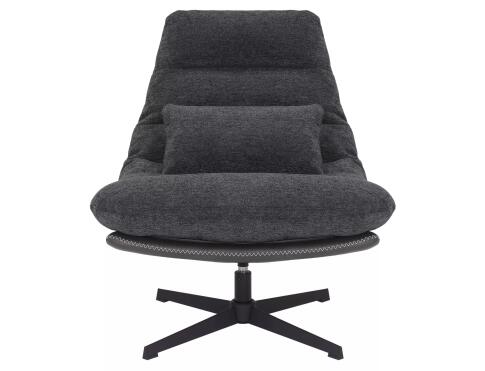 Кресло SIGNAL FELICIA Raven 18 темно-серый/черный/черный мат