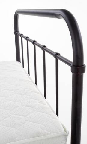 Кровать HALMAR LINDA черный, 120/200