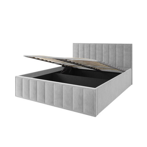 Кровать ДСВ Лана (М) 1,6 Серый Софт