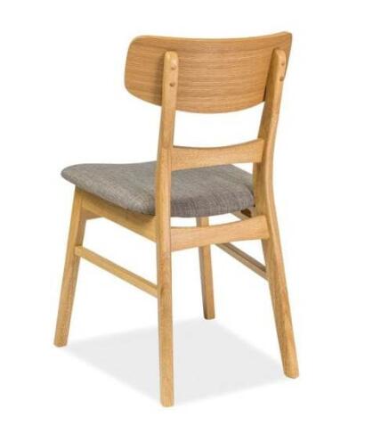 Стул SIGNAL CD-61 tap. 40 серый/дуб
