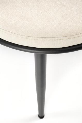 Стул HALMAR K516 светло-бежевый/черный