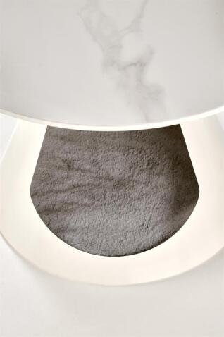 Комплект HALMAR OSARIO (2 стола журнальных) белый мрамор/белый