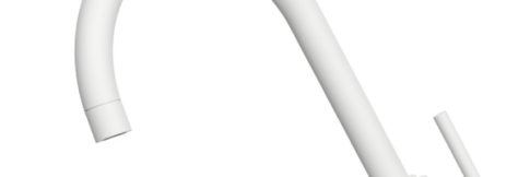 Смеситель для кухни Omoikiri Shinagawa-P-WH белый