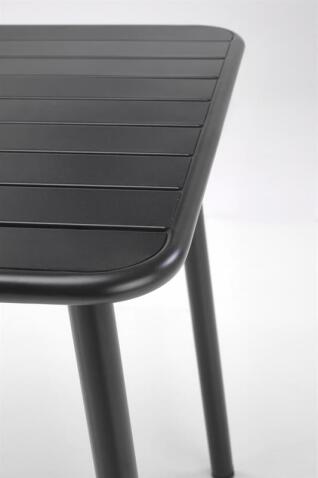 Стол обеденный HALMAR BOSCO KW черный, 70/70/76