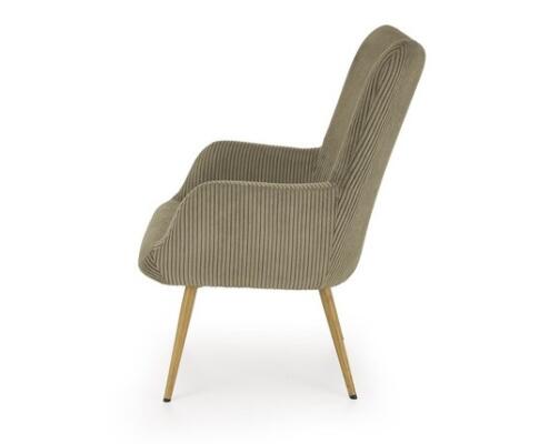 Кресло HALMAR AMARO оливковый