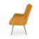 Кресло HALMAR AMARO горчичный
