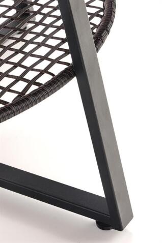 Стол журнальный HALMAR FLORENCE дуб натуральный/черный, 80/45