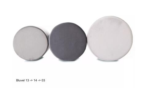 Пуф SIGNAL DOTI A Velvet Bluvel 03 светло-серый